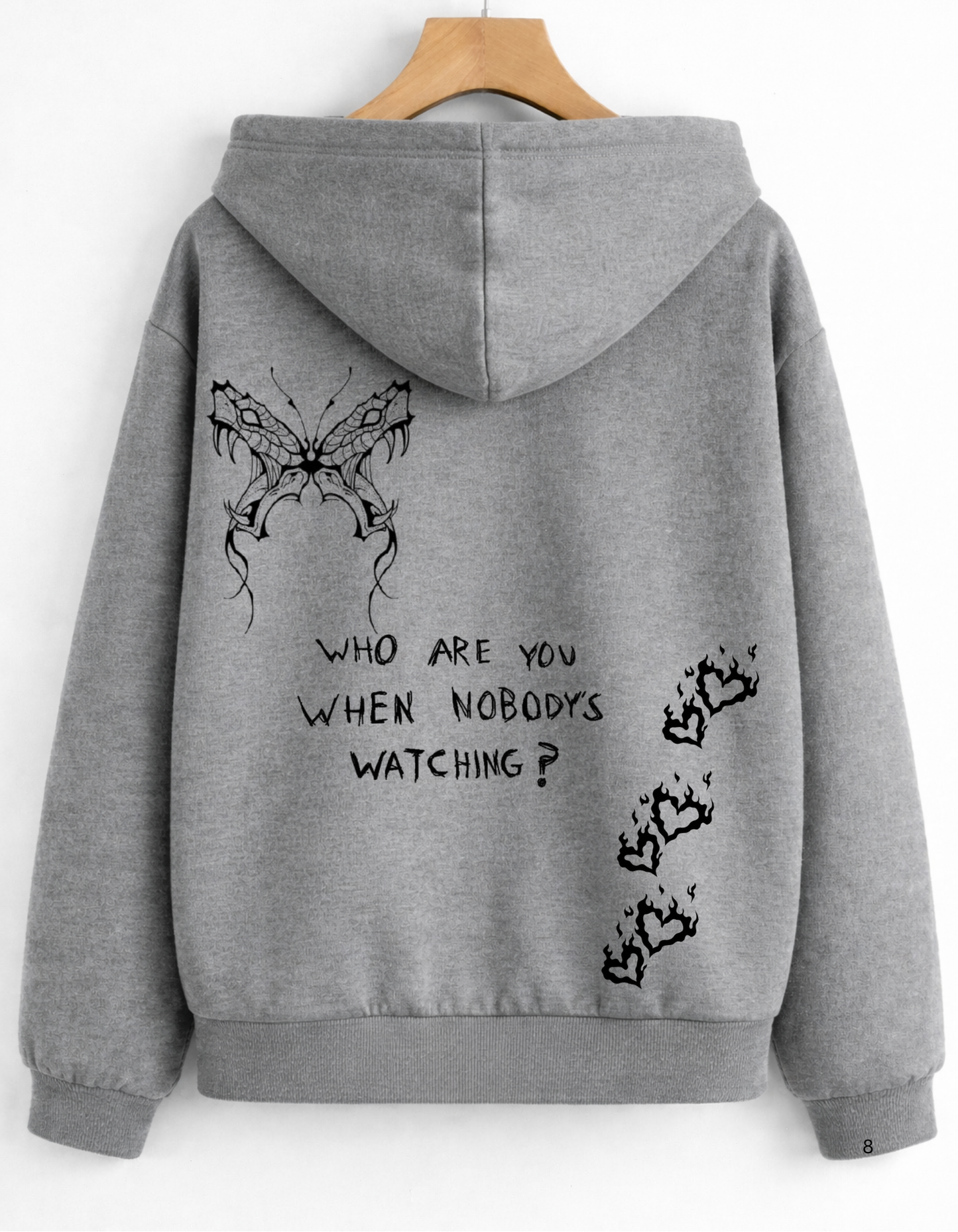 Shadow Identity Zipper Hoodie