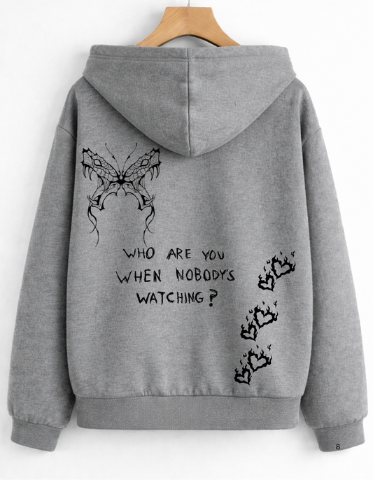 Shadow Identity Zipper Hoodie