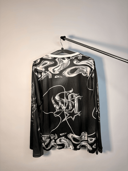 Welt Tragen Steel Phantom Oversized Printed Jersey | Full Sleeve Unisex