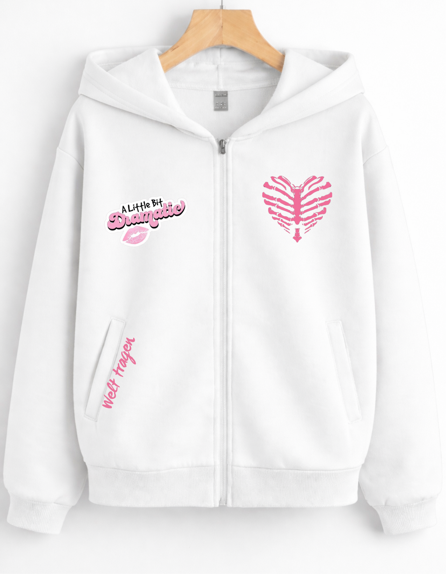 Heart Over Everything Zipper Hoodie