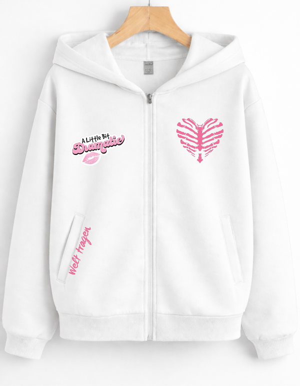 Heart Over Everything Zipper Hoodie