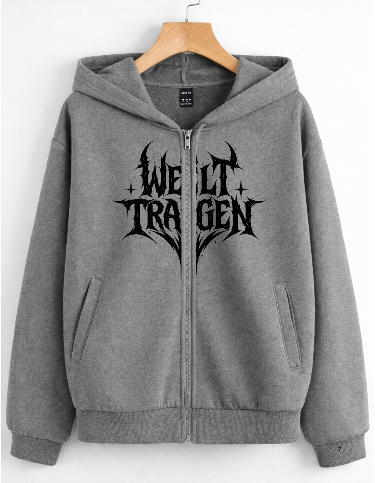 Shadow Identity Zipper Hoodie