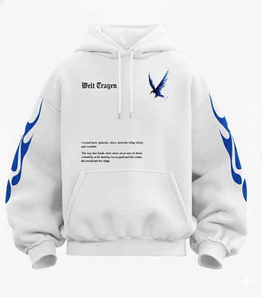 Blue Phoenix Oversized Hoodie